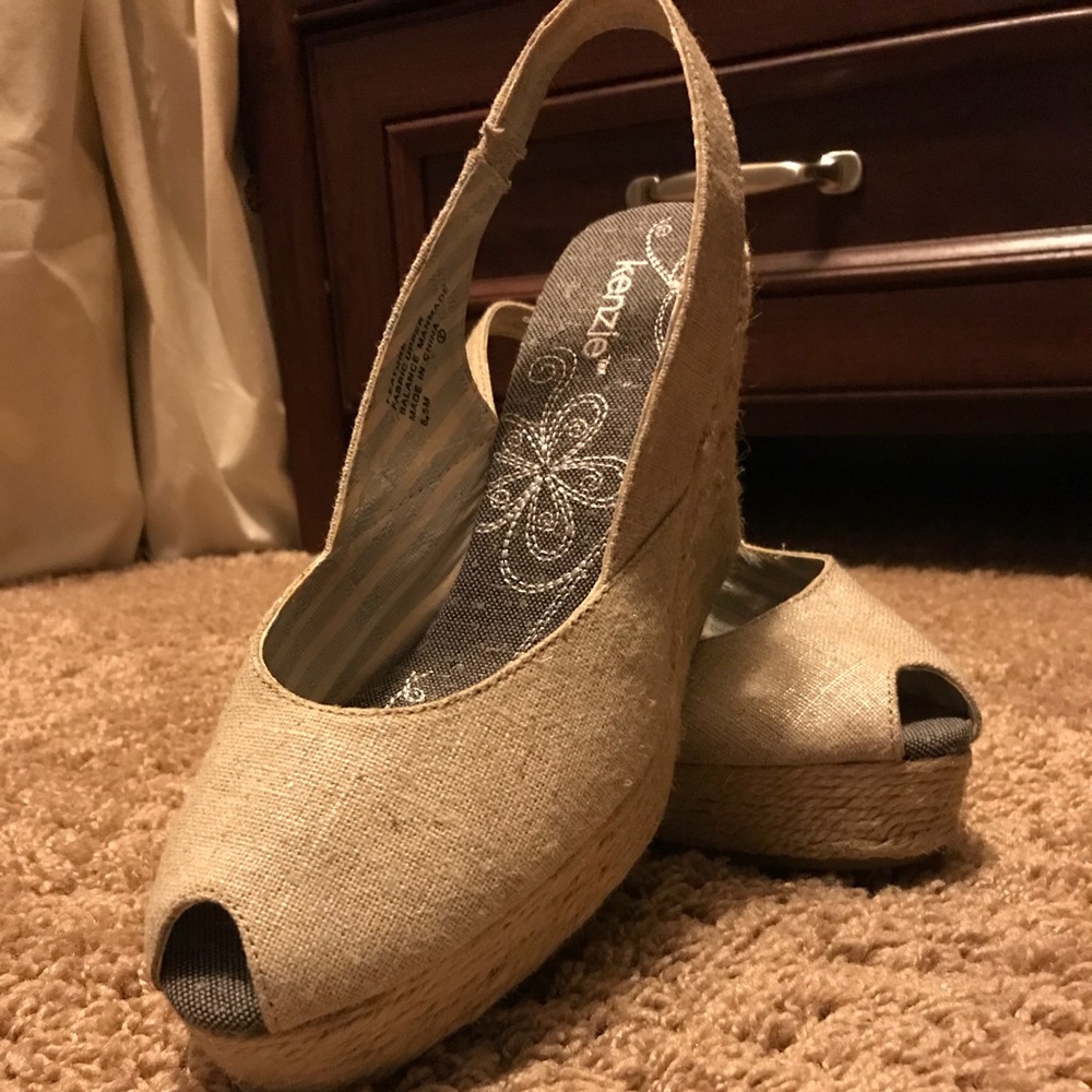 Beautiful summer/spring shoes! Linen 🌸